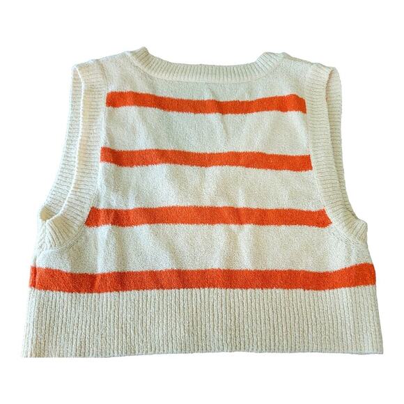 ** NWT** FREE PEOPLE PROSECCO POLLEN SANTA MONICA SLEEVELESS SWEATER VEST size L - Picture 8 of 10